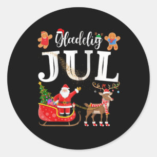 Adesivo Dinamarca Glæ delig Jul Danish Merry Christmas Glæ