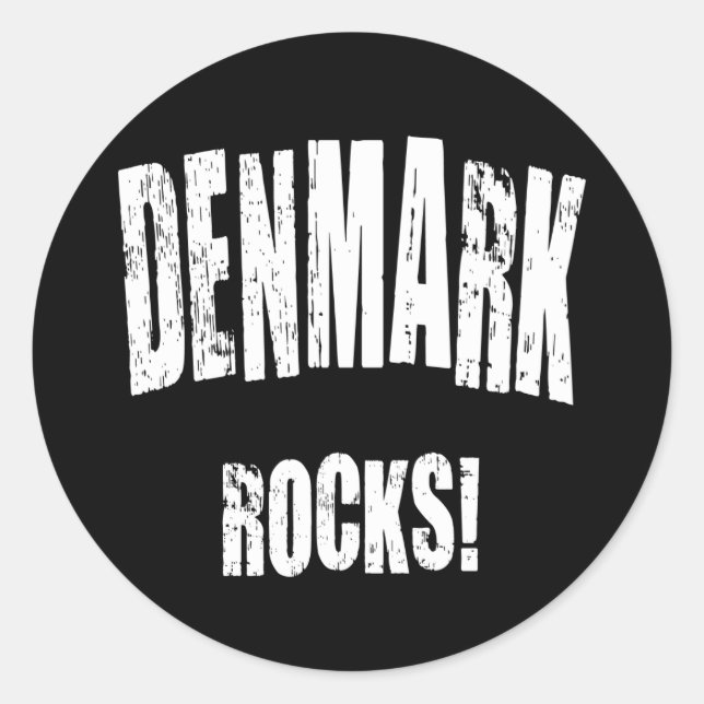 Adesivo Dinamarca Rocks! (Frente)