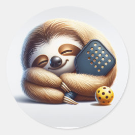 Adesivo Dink Then Nap – Cozy Sloth Pickleball Sticker