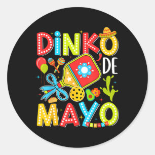 Adesivo Dinko De Mayo Pickleball Festa Mexicana Cinco De M