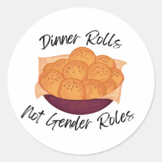 Adesivo Dinner Rolls Not Gender Roles