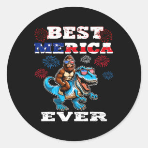 Adesivo Dino Bigfoot 4 De Julho De 1776 Boys American Flag
