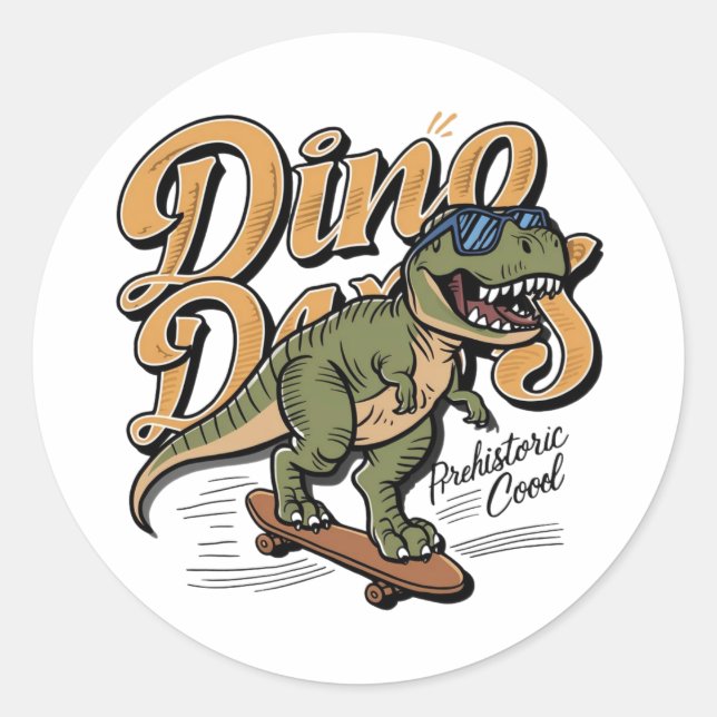 Adesivo Dino Days (Frente)