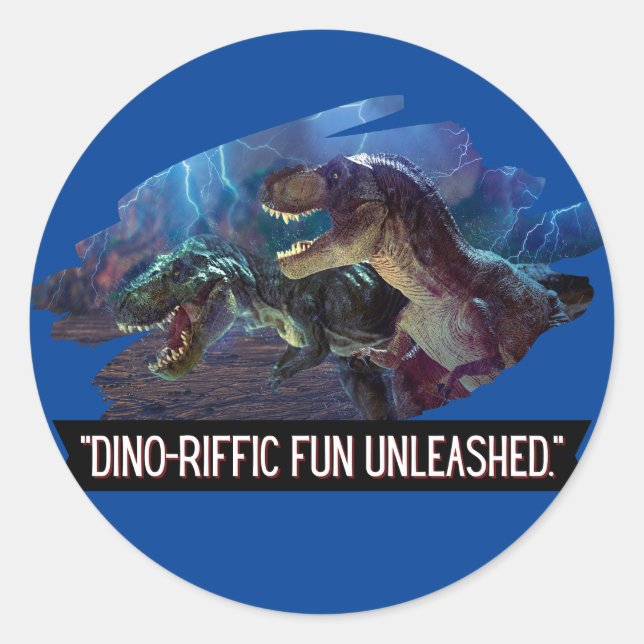 Adesivo dino - excelente fungo (Frente)