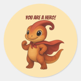 Adesivo Dino Kammli Super-herói "Você é um Herói"