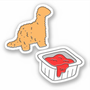 Adesivo Dino nugget