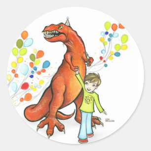 Adesivo Dino Stickers do Partido