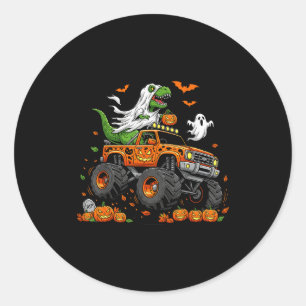 Adesivo Dinosaur T-rex Pilotando Caminhão Monstro Hallowee