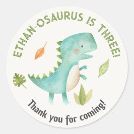 Adesivo Dinossaur Aniversário Favorece Stickers Boy Trex