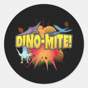 Adesivo Dinossaur Lover Dynamite Dino-mite Pun