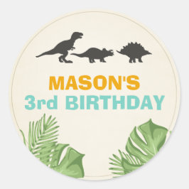 Adesivo Dinossaur Sticker Envelope Selo Dino