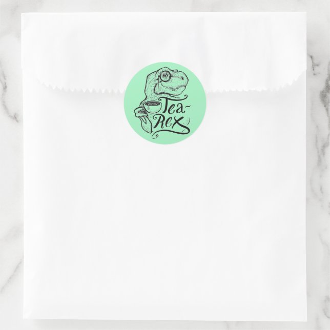 Adesivo Dinossaur Tea Rex (Bolsa)