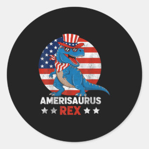 Adesivo Dinossauro 4º De Julho Homens Mulheres Meninas Ame