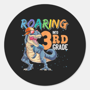 Adesivo Dinossauro De Volta à Escola Estou Pronto Para Dom