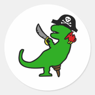 Adesivo Dinossauro do pirata