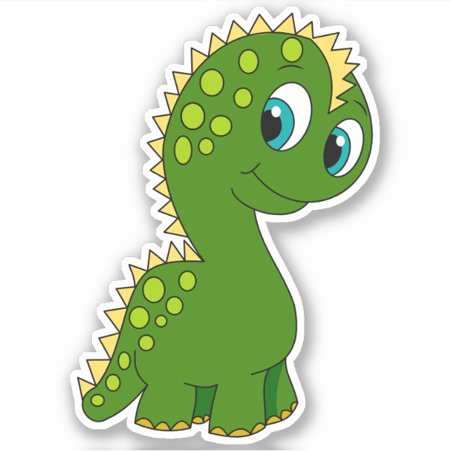 Adesivo Dinossauro Fofo (Frente)