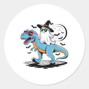 Adesivo Dinossauro Gótico T Rex E Fantasma Para O Hallowee