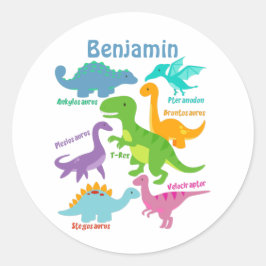 Adesivo Dinossauro para Crianças Bonitas