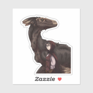 Adesivo Dinossauro Rainha