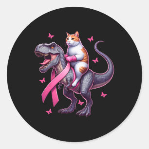 Adesivo Dinossauro Rex De Gato. Sensibilização do Cancer d