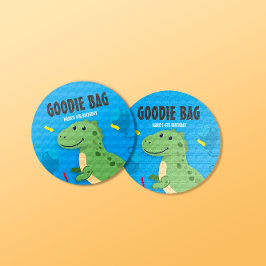 Adesivo Dinossauro T-rex Goodie Bag Swag Sticker