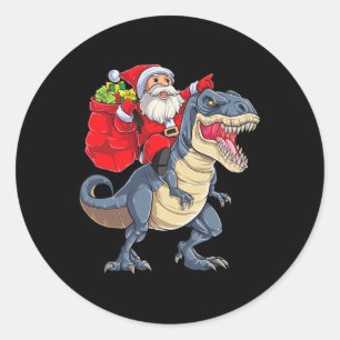 Adesivo Dinossauro T Rex Papais noeis de Natal Rapazes Men