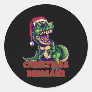 Adesivo Dinossauro Verde de Natal   Dinossauro Design