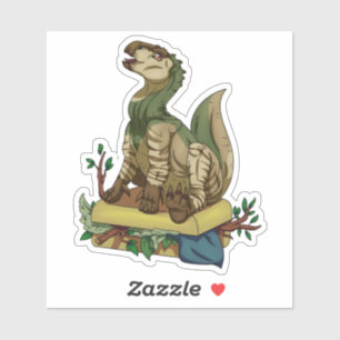 Adesivo Dinossauro Viajante