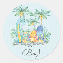 Adesivo Dinossauros bonitos É um Vestido de Favor