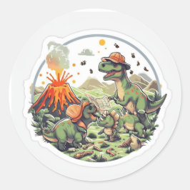 Adesivo Dinossauros da Aventura
