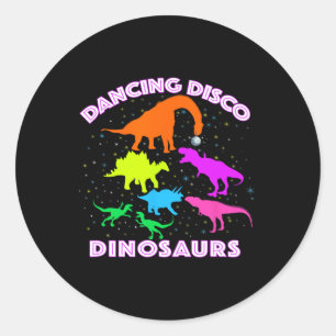 Adesivo Dinossauros Dançarinos Disco Provem Professores In