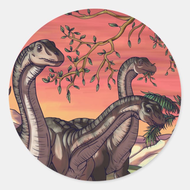 Adesivo Dinossauros em Dusk (Frente)