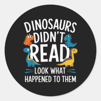 Adesivo Dinossauros Não Lia Professor Divertido Crianças