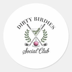 Adesivo Dirdies Social Club Golfing &amp; Bebendo F