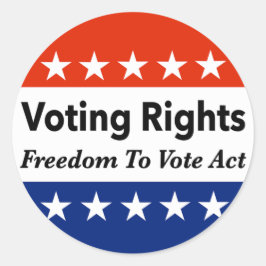 Adesivo Direito De Voto Direito À Liberdade De Voto