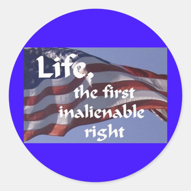 Adesivo Direito Inalienável (Frente)