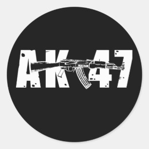 Adesivo Direitos da arma do rifle do Kalashnikov de AK-47