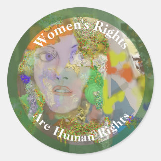 Adesivo Direitos da Mulher: Direitos Humanos Desenho da Mu