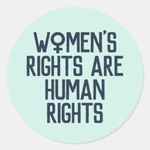 Adesivo "Direitos da Mulher são Direitos Humanos" feminis