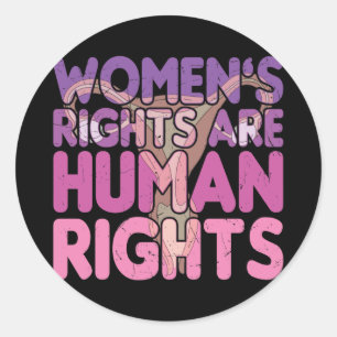 Adesivo Direitos das mulheres são direitos humanos