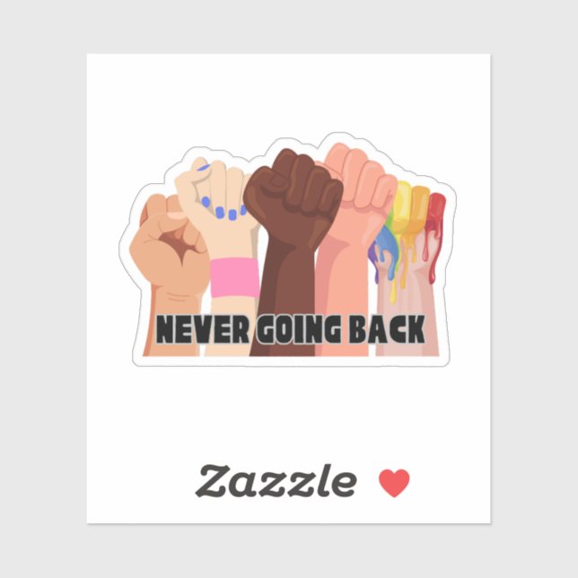 Adesivo Direitos do Homem (Folha)