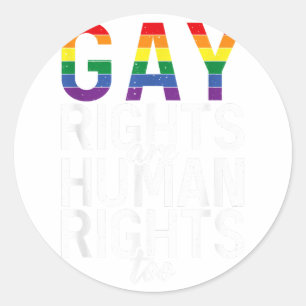 Adesivo Direitos dos Homossexuais são Direitos Humanos par