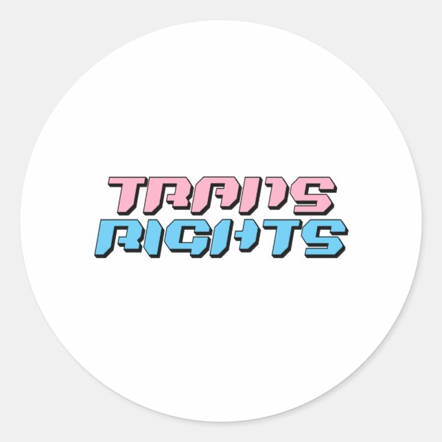Adesivo Direitos Trans (Frente)