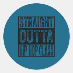 Adesivo Direto da aula de hip hop turma de 2026