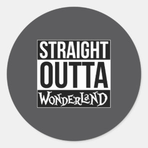 Adesivo Direto de Wonderland Louco Chapéu Manga Longa
