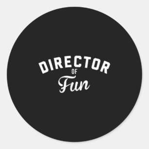 Adesivo Diretor de Acampamento Divertido Coordenador de Ca