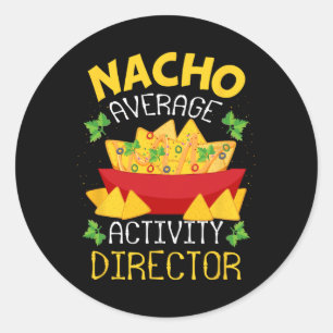 Adesivo Diretor de Atividade Média Nacho Diretor Cinco De
