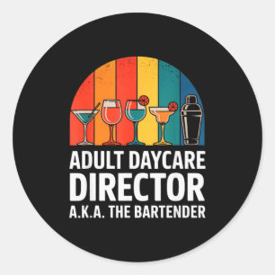 Adesivo Diretor de Creche para Adultos Engraçado, também c