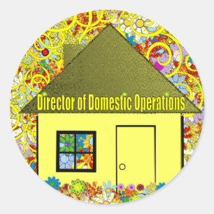 Adesivo Diretor de Operações Domésticas