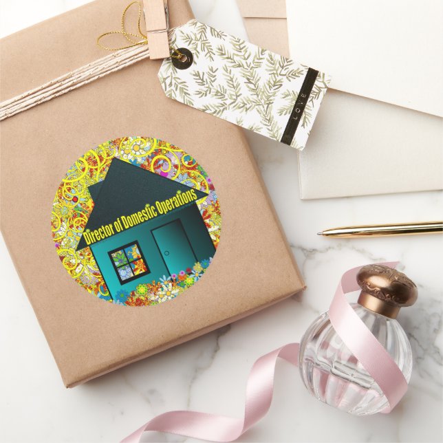 Adesivo Diretor de Operações Domésticas (Presentear)